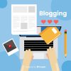 Blogging Concept Vector – Flat Digital Content Illustration